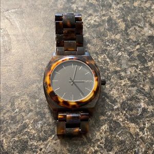 Nixon tortoiseshell watch